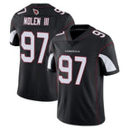 Johmsee A.Cardinals #97 Walter Nolen III Player Black Vapor Limited Home Game Stitched Jerseys