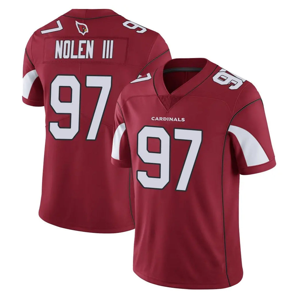 Johmsee A.Cardinals #97 Walter Nolen III Player Cardinal Vapor Limited Home Game  Stitched Jerseys