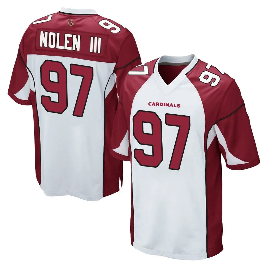 Johmsee A.Cardinals #97 Walter Nolen III Player White Home Game Stitched Jerseys