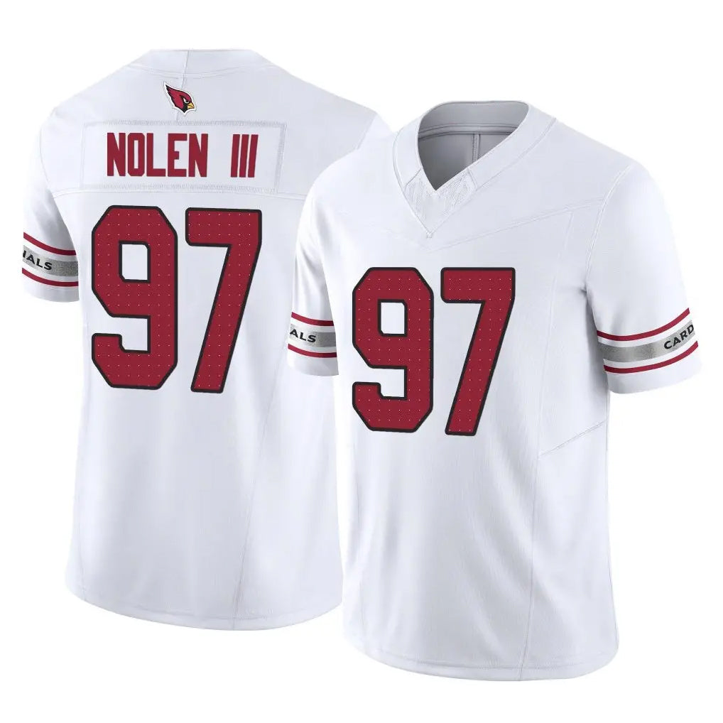 Johmsee A.Cardinals #97 Walter Nolen III Player White Vapor F.U.S.E. Limited Home Game Stitched Jerseys