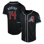Johmsee A.Diamondbacks #14 Gabriel Moreno Player Black Limited Alternate Stitched Jerseys