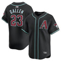 Johmsee A.Diamondbacks #23 Zac Gallen Player Black Replica Game Stitched Jerseys