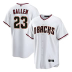 Johmsee A.Diamondbacks #23 Zac Gallen Player White Cool Replica Stitched Jerseys