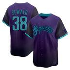 Johmsee A.Diamondbacks #38 Paul Sewald Player Purple Limited 2025 City Connect Stitched Jersey