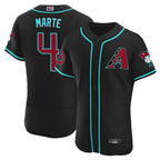 Johmsee A.Diamondbacks #4 Ketel Marte Player Black Limited Stitched Jerseys