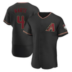 Johmsee A.Diamondbacks #4 Ketel Marte Player Black Limited Elite Stitched Jerseys