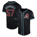Johmsee A.Diamondbacks #57 Eduardo Rodriguez Player Black Limited Alternate Stitched Jersey