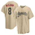Johmsee A.Diamondbacks #8 James McCann Player Gold Replica 2026 City Connect Cool Stitched Jersey