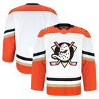 Johmsee A.Ducks White Away Authentic Pro Jerseys