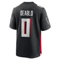 Johmsee A.Falcons #0 Divine Deablo Player Black Home Game Stitched Jerseys