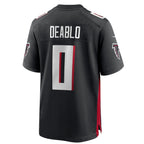 Johmsee A.Falcons #0 Divine Deablo Player Black Home Game Stitched Jerseys