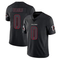 Johmsee A.Falcons #0 Divine Deablo Player Black Impact Limited Game Stitched Jerseys