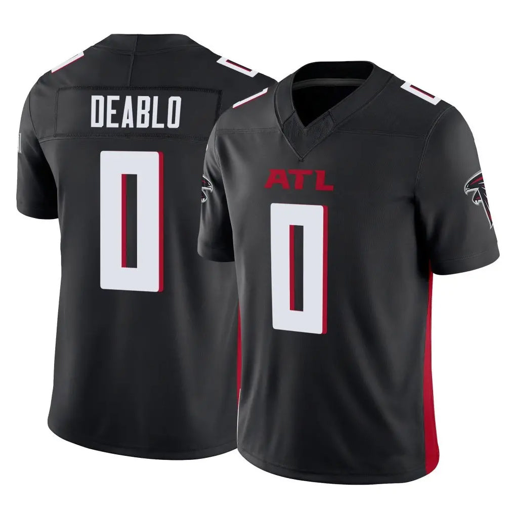 Johmsee A.Falcons #0 Divine Deablo Player Black Vapor F.U.S.E. Limited Home Game Stitched Jerseys