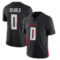 Johmsee A.Falcons #0 Divine Deablo Player Black Vapor Limited Home Game Stitched Jerseys