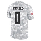Johmsee A.Falcons #0 Divine Deablo Player Camo Salute to Service Limited Stitched Jerseys