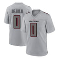 Johmsee A.Falcons #0 Divine Deablo Player Gray Fashion Home Game Stitched Jerseys