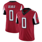 Johmsee A.Falcons #0 Divine Deablo Player Red Color Vapor Untouchable Limited Home Game Stitched Jerseys