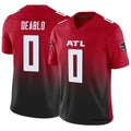 Johmsee A.Falcons #0 Divine Deablo Player Red Vapor F.U.S.E. Limited Home Game Stitched Jerseys