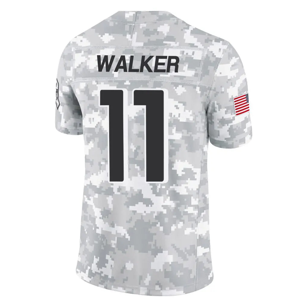 Johmsee A.Falcons #11 Jalon Walker Player Arctic Camo Salute to Service Limited Stitched Jerseys