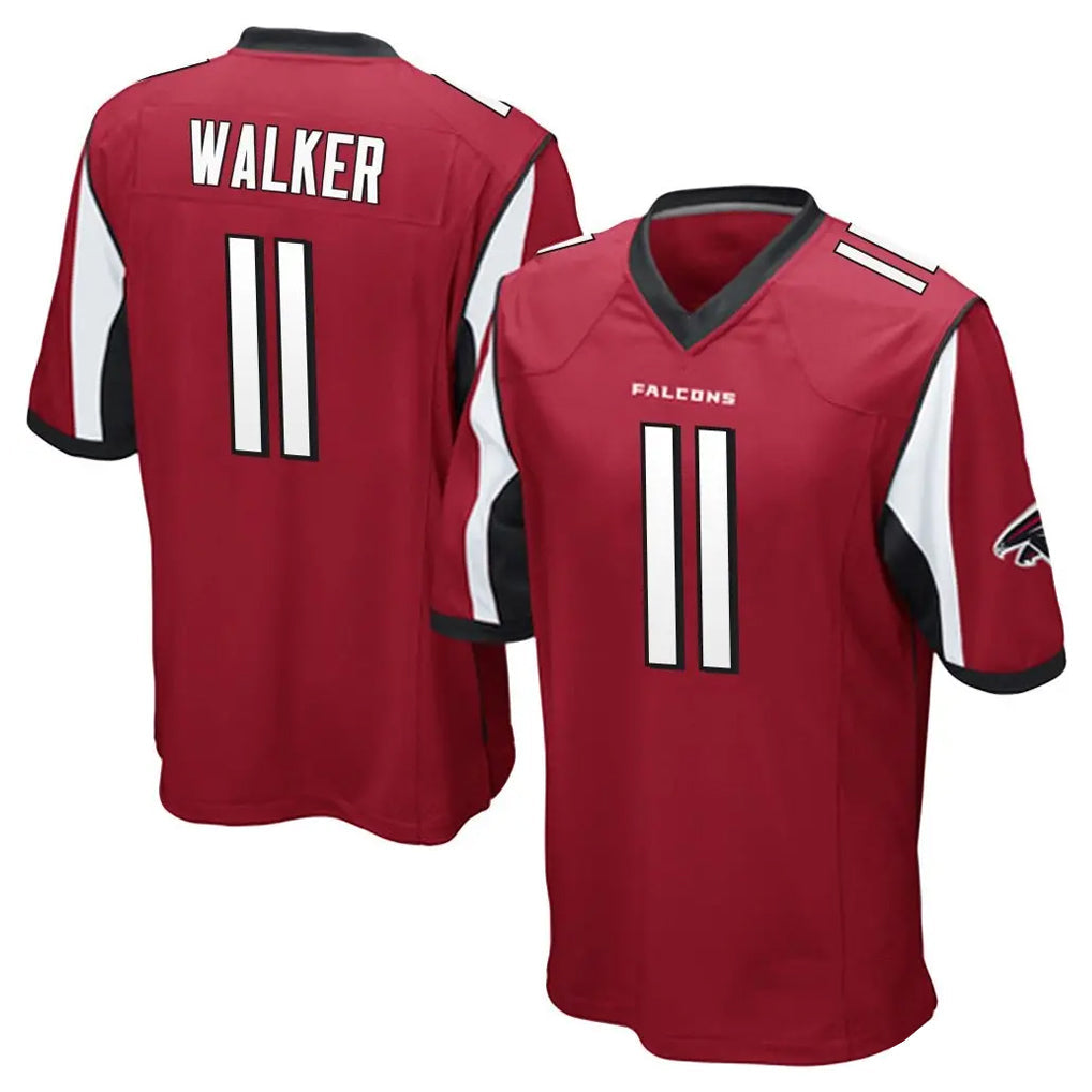 Johmsee A.Falcons #11 Jalon Walker Player Red Color Vapor Home Game Stitched Jerseys