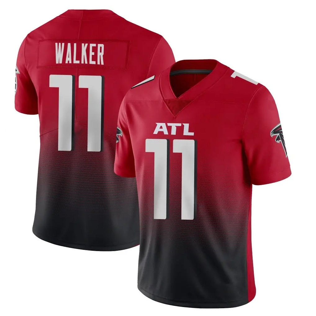Johmsee A.Falcons #11 Jalon Walker Player Red Vapor Untouchable Limited Home Game Stitched Jerseys