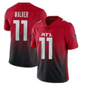 Johmsee A.Falcons #11 Jalon Walker Player Red Vapor Untouchable Limited Home Game Stitched Jerseys