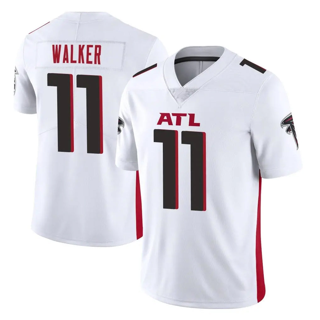 Johmsee A.Falcons #11 Jalon Walker Player White Vapor Untouchable Limited Home Game Stitched Jerseys