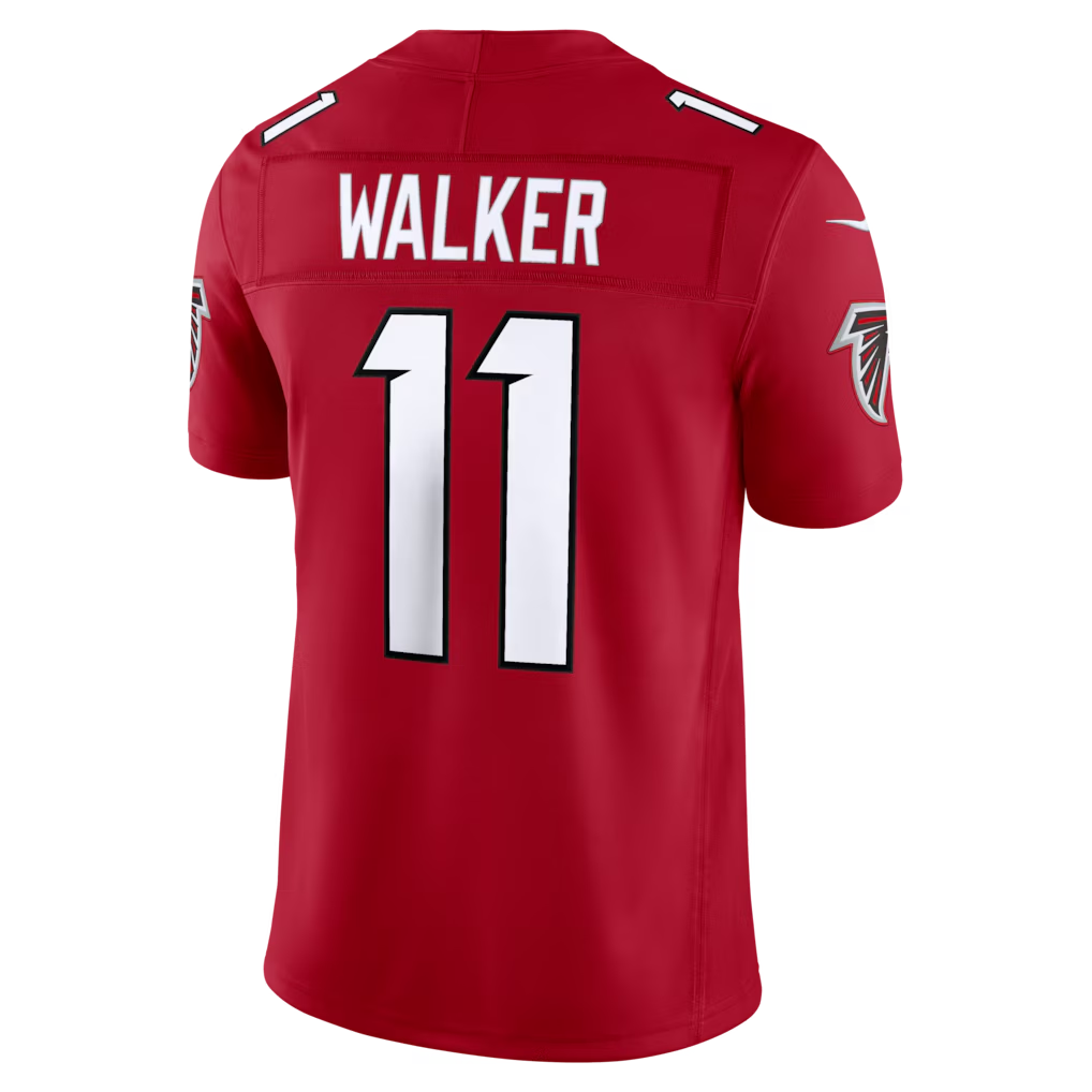 Johmsee A.Falcons #11 Jalon Walker Red Team Vapor F.U.S.E. Stitched Limited Jerseys