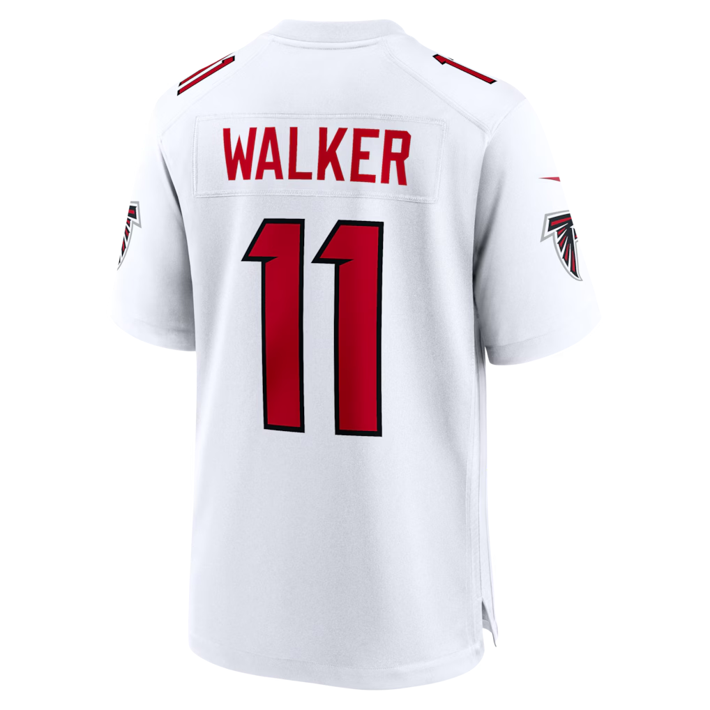 Johmsee A.Falcons #11 Jalon Walker White Game Stitched Jerseys