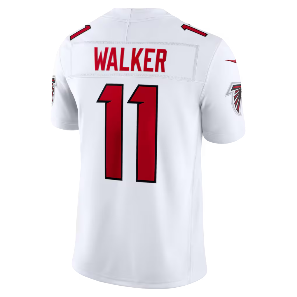 Johmsee A.Falcons #11 Jalon Walker White Vapor F.U.S.E. Stitched Limited Jerseys