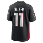 Johmsee A.Falcons #11 Jalon Walker Player Black Home Game Stitched Jerseys