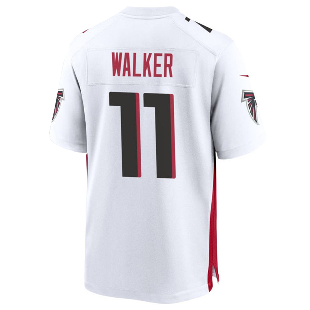Johmsee A.Falcons #11 Jalon Walker Player White Home Game Stitched Jerseys