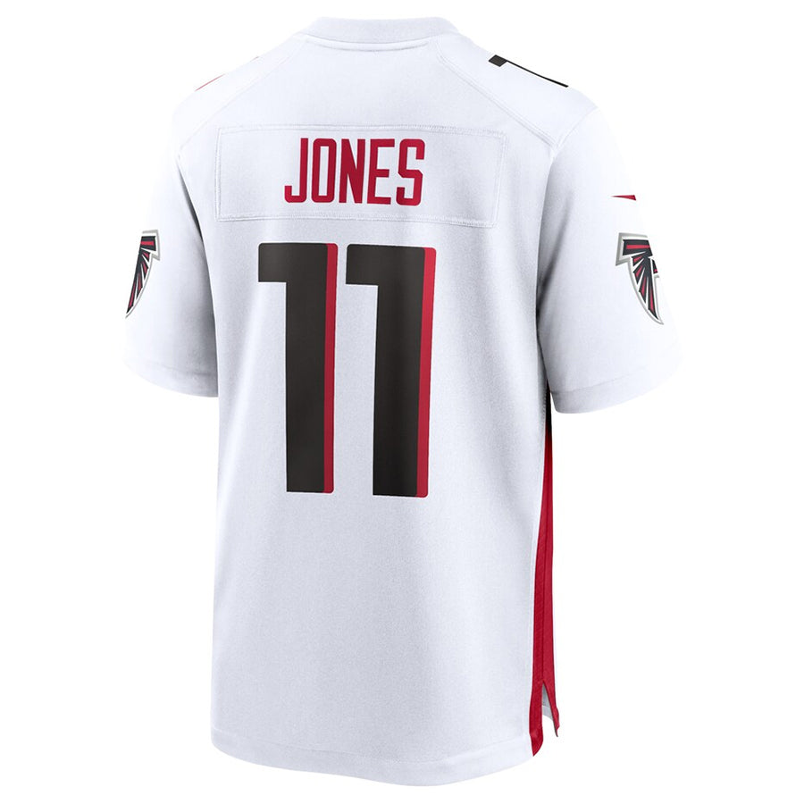 Johmsee A.Falcons #11 Julio Jones Player White Home Game Stitched Jerseys