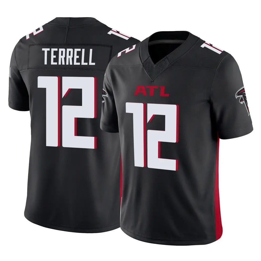 Johmsee A.Falcons #12 Avieon Terrell Player Black Alternate Vapor F.U.S.E. Limited Stitched Jerseys