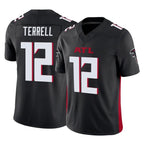 Johmsee A.Falcons #12 Avieon Terrell Player Black Alternate Vapor F.U.S.E. Limited Stitched Jerseys