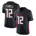 Johmsee A.Falcons #12 Avieon Terrell Player Black Vapor Untouchable Limited Home Game Stitched Jerseys