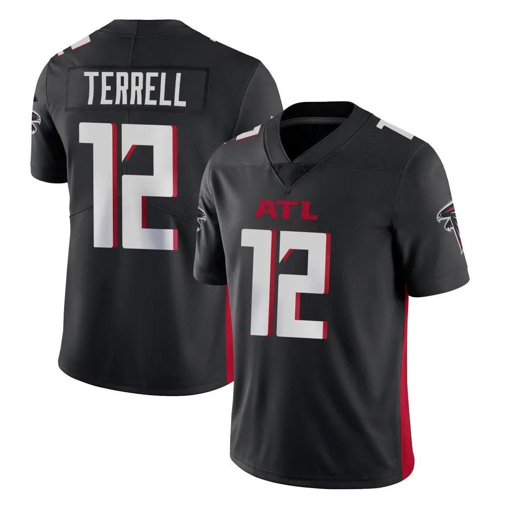 Johmsee A.Falcons #12 Avieon Terrell Player Black Vapor Untouchable Limited Home Game Stitched Jerseys