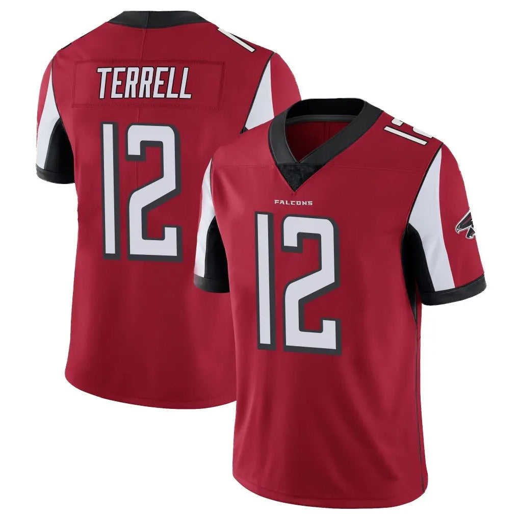 Johmsee A.Falcons #12 Avieon Terrell Player Red Color Vapor Untouchable Limited Home Game Stitched Jerseys
