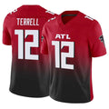 Johmsee A.Falcons #12 Avieon Terrell Player Red Vapor F.U.S.E. Limited Stitched Jerseys