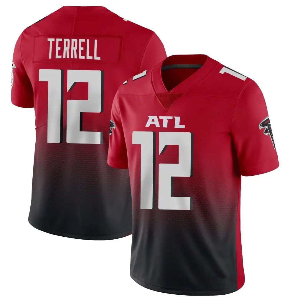Johmsee A.Falcons #12 Avieon Terrell Player Red Vapor Untouchable Limited Home Game Stitched Jerseys