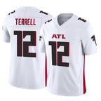 Johmsee A.Falcons #12 Avieon Terrell Player White Vapor F.U.S.E. Limited Stitched Jerseys