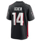 A.Falcons #14 Jamal Agnew Black Team Game Jersey Stitched American Football Jerseys