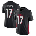 Johmsee A.Falcons #17 Zachariah Branch Player Black Vapor Untouchable Limited Home Game Stitched Jerseys