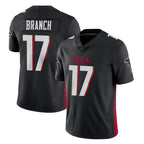 Johmsee A.Falcons #17 Zachariah Branch Player Black Vapor Untouchable Limited Home Game Stitched Jerseys