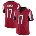 Johmsee A.Falcons #17 Zachariah Branch Player Red Color Vapor Untouchable Limited Home Game Stitched Jerseys