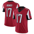 Johmsee A.Falcons #17 Zachariah Branch Player Red Color Vapor Untouchable Limited Home Game Stitched Jerseys