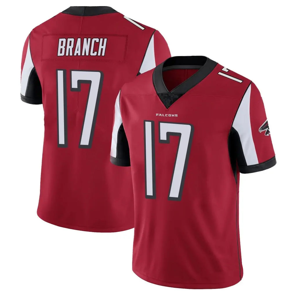 Johmsee A.Falcons #17 Zachariah Branch Player Red Color Vapor Untouchable Limited Home Game Stitched Jerseys