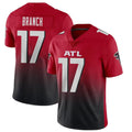 Johmsee A.Falcons #17 Zachariah Branch Player Red Vapor Untouchable Limited Home Game Stitched Jerseys