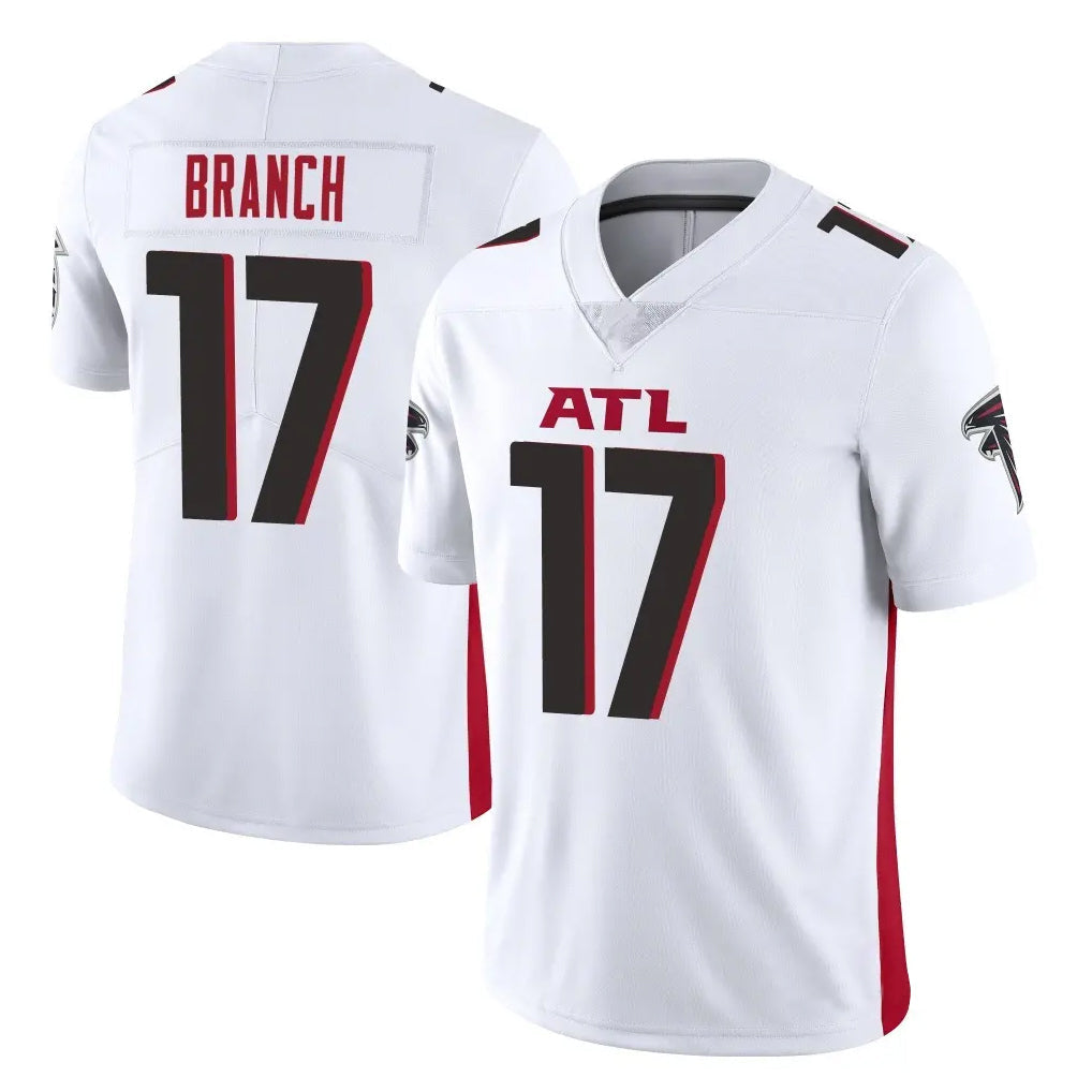 Johmsee A.Falcons #17 Zachariah Branch Player White Vapor Untouchable Limited Home Game Stitched Jerseys