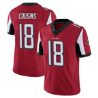 Johmsee A.Falcons #18 Kirk Cousins Player Red Color Vapor Untouchable Limited Home Game Stitched Jerseys